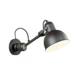 Odeon light 4125/1W MODERN ODL19 586 черный Бра на кронштейне Е14 1*40W ARTA 